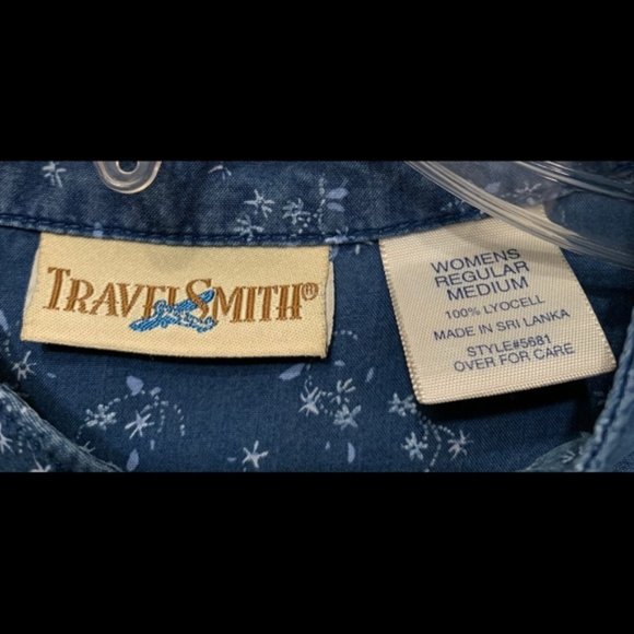 Travelsmith tenel blouse M - Picture 5 of 5